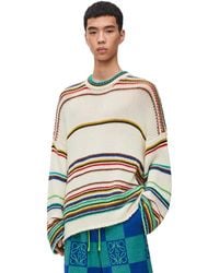 Loewe - Luxury Sweater In Cotton Blend - Lyst