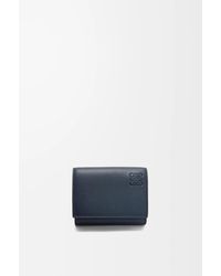 Loewe - Luxury Trifold Wallet In Soft Grained Calfskin - Lyst