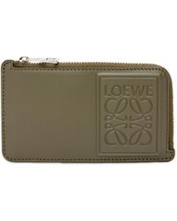 Loewe - Leather Anagram Card Holder - Lyst