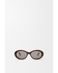 Loewe - Mini Anagram Oval Sunglasses For - Lyst