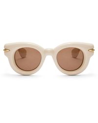 Loewe - Luxury Inflated Round Sunglasses In Nylon - Lyst