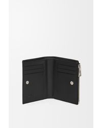 Loewe - Slim Compact Stamp Leather Wallet - Lyst