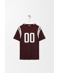 Loewe - Camiseta De Corte Regular En Algodón Y Viscosasize Hombre - Lyst