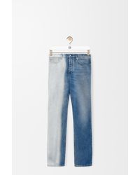Loewe - Pantalón Vaquero Recto En Denimsize Hombre - Lyst