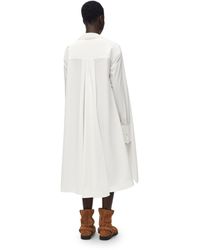 Loewe - Luxury Tunic Dress In Cotton Blend - Lyst