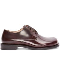 Loewe - Luxury Campo Derby Shoe In Brushed Calfskin - Lyst
