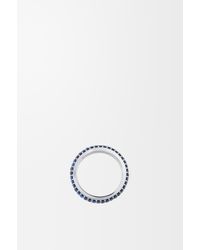 Loewe - Luxury Thin Pavé Ring In Sterling Silver And Crystals For - Lyst