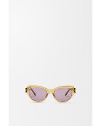 Loewe - Swan Slim Sunglasses For - Lyst