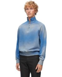 Loewe - Zip-up Sweatshirt In Cotton - Lyst