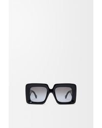 Loewe - Beveled Square Maxi Anagram Sunglasses For - Lyst