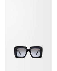 Loewe - Beveled Square Maxi Anagram Sunglasses For - Lyst