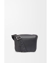 Loewe - Xs Military Messenger Bag In Supple Smooth Calfskin And Jacquard - Lyst