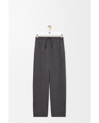 Loewe - Pantalones Con Cordón En Algodón Y Sedasize Hombre - Lyst