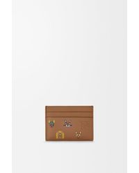 Loewe - "Cats" Leather Cards Holder - Lyst