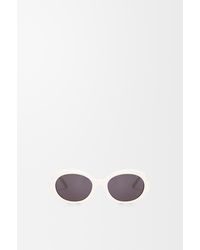 Loewe - Gafas De Sol Mini Oval Slim Mujer - Lyst