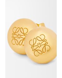 Loewe - "Anagram Pebble" Earrings - Lyst