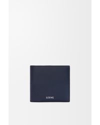 Loewe - Bifold Coin Wallet In Textured Classic Calfskin - Lyst