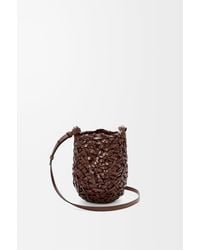 Loewe - Luxury Small Nest Basket Bag In Calfskin - Lyst