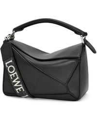Loewe - Luxury Small Puzzle Bag In Satin Calfskin For - Lyst