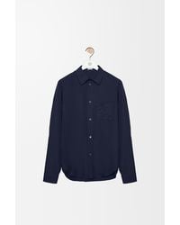 Loewe - Camisa En Algodónsize Hombre - Lyst