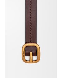 Loewe - Rounded Soft Belt In Classic Calfskin - Lyst