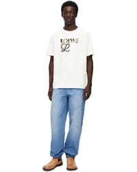 Loewe - Luxury Relaxed Fit T-shirt In Cotton For - Lyst