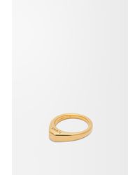 Loewe - Stirrup Ring In Sterling Silver - Lyst