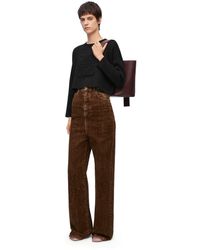 Loewe - Anagram Cropped Sweater - Lyst