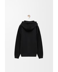 Loewe Puzzle Relaxed Fit Hoodie in Blue for Men | Lyst