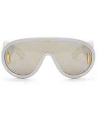 Loewe - Luxury Wave Mask Sunglasses In Nylon - Lyst