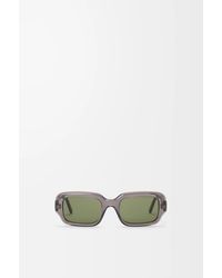 Loewe - Rectangular Slim Sunglasses For - Lyst