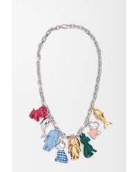 Loewe - Animals Charm Necklace - Lyst