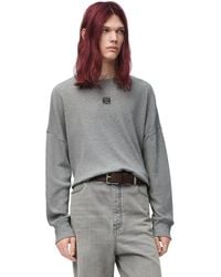 Loewe - Luxury Oversized Fit Long Sleeve T-shirt In Cotton - Lyst