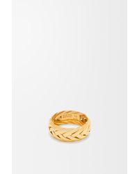 Loewe - Luxury Braided Ring In Sterling Silver - Lyst