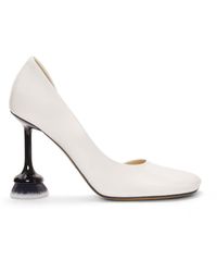 Loewe - Luxury Toy Brush D'orsay Pump In Patent Lambskin For - Lyst
