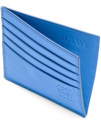 Loewe - Luxury Open Plain Cardholder In Soft Grained Calfskin - Lyst