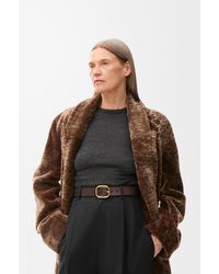 Loewe - Luxury Rounded Soft Belt In Classic Calfskin - Lyst