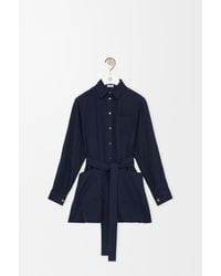 Loewe - Belted Blouse - Lyst