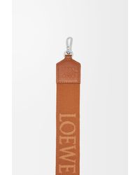 Loewe - Luxury Webbing Strap In Wool And Calfskin - Lyst