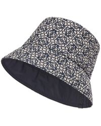 Loewe - Reversible Bucket Hat In Anagram Jacquard And Nylon - Lyst