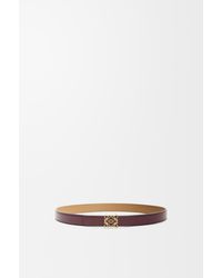 Loewe - Luxury Reversible Anagram Belt In Smooth Calfskin - Lyst