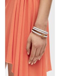Loewe - Luxury Twist Bangle In Calfskin - Lyst