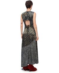 Loewe - Cut Out Dress In Silk - Lyst