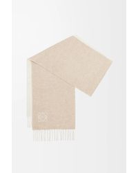 Loewe - Luxury Scarf In Wool And Cashmere - Lyst