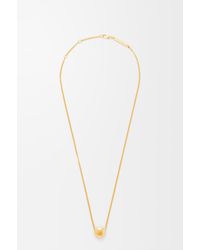 Loewe - Pebble Necklace In Sterling Silver - Lyst