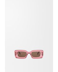 Loewe - Rectangular Sunglasses Mujer - Lyst