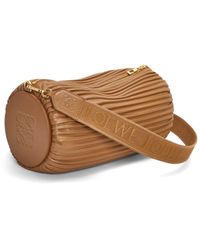 Bracelet Pouch in pleated nappa Spring Green - LOEWE