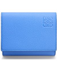 Loewe - Luxury Trifold Wallet In Soft Grained Calfskin - Lyst