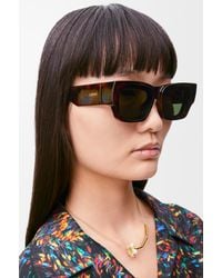 Loewe - Front Lenses Square Sunglasses For - Lyst