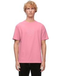 Loewe - Luxury Regular Fit T-shirt In Cotton - Lyst